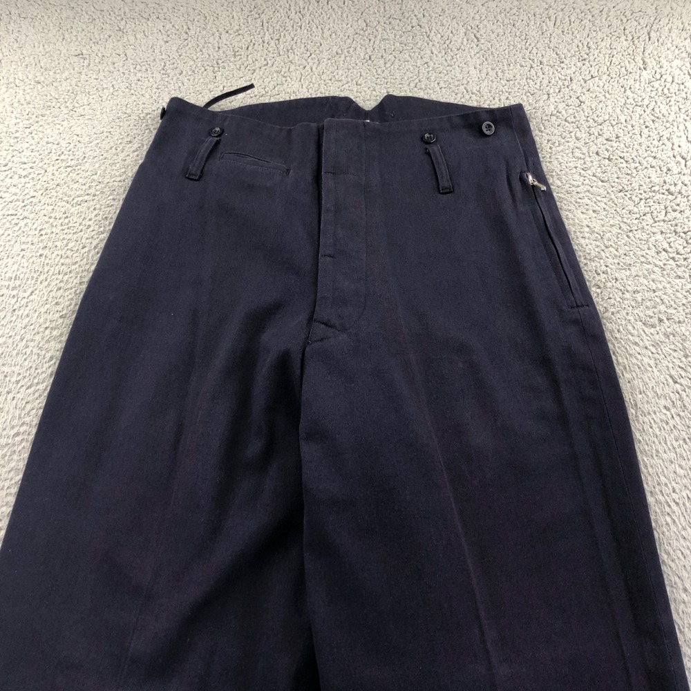 Vintage Katharine Hamnett London Pants Mens 30x31 Indigo High Waist Button Fly